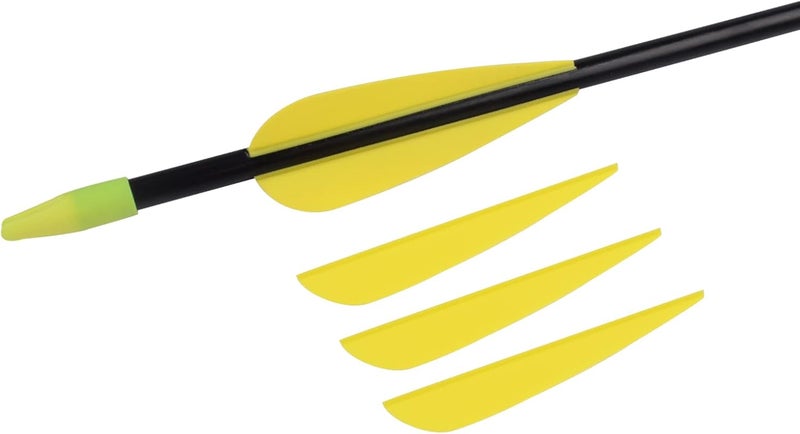 TY Archery 3 Inch Arrow Fletching Vanes Plastic Feather for DIY Archery Hunting Targeting Arrows(Pack of 50) - Image 5